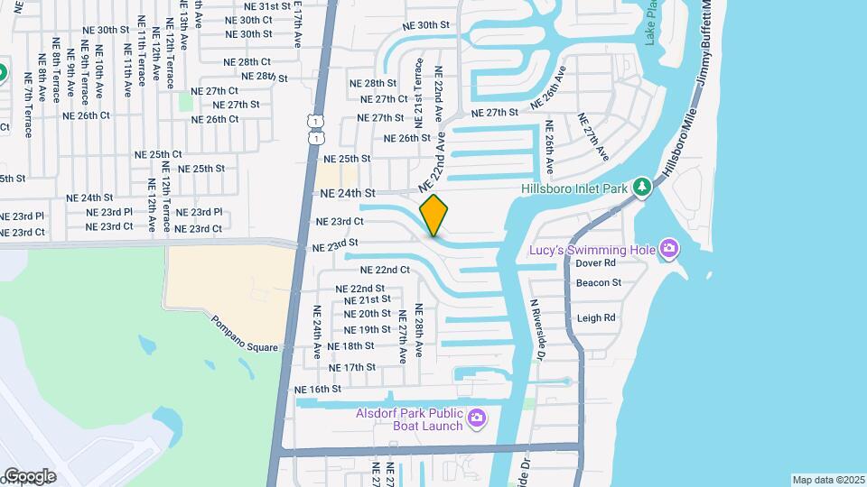 2781 NE 23rd Ct Map and Location Details