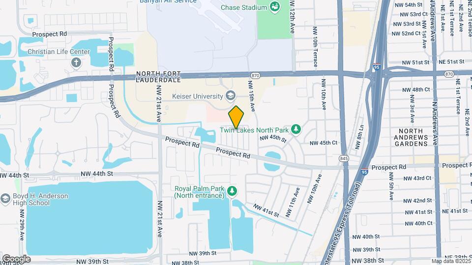 4573 NW 16th Way Map and Location Details