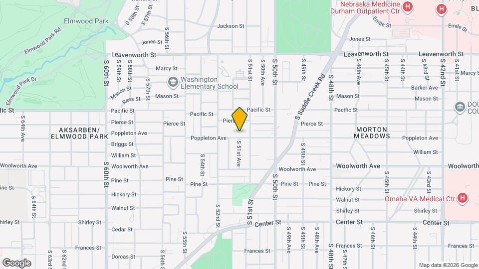 5116 Poppleton Ave Map and Location Details