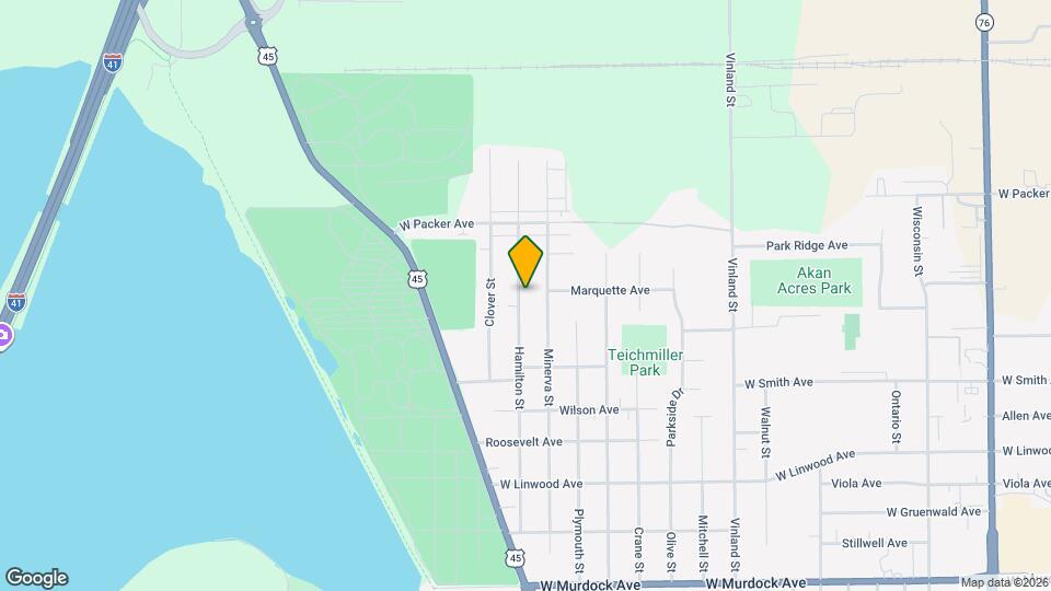 2450 Hamilton St Mapa y Detalles de la Ubicación