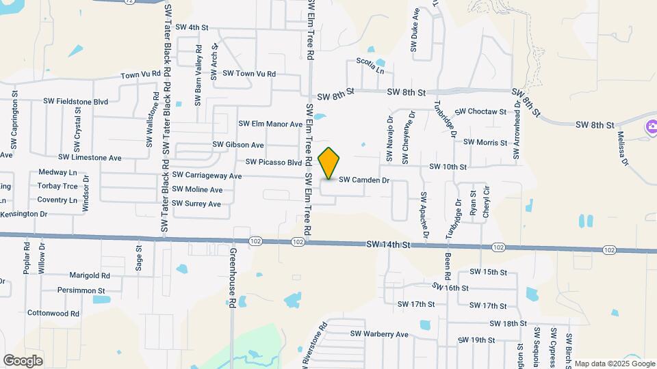 3203 SW Camden Dr Map and Location Details