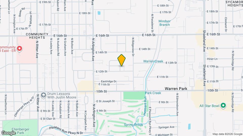 1213 Taylor Dr E Map and Location Details