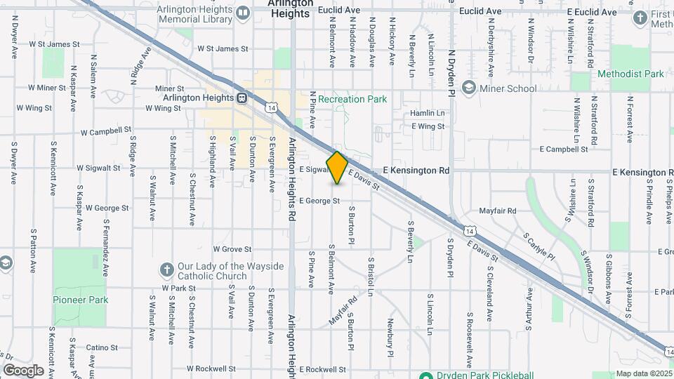 117 S Belmont Ave Mapa y Detalles de la Ubicación
