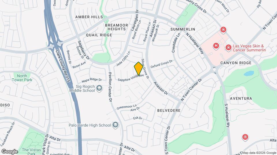 10677 Sapphire Vista Ave Map and Location Details