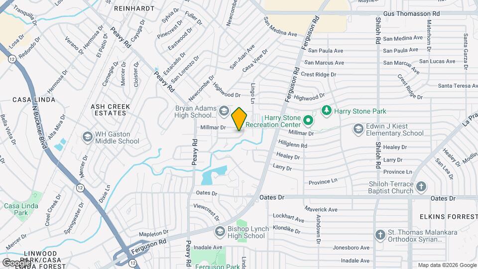 2127 Clarksdale Dr Map and Location Details