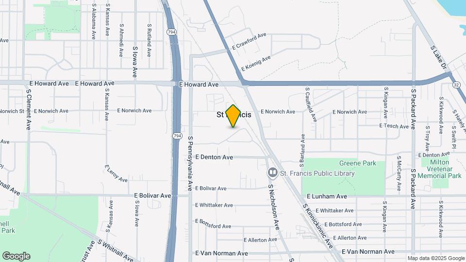 2724 Hidden Dr Map and Location Details