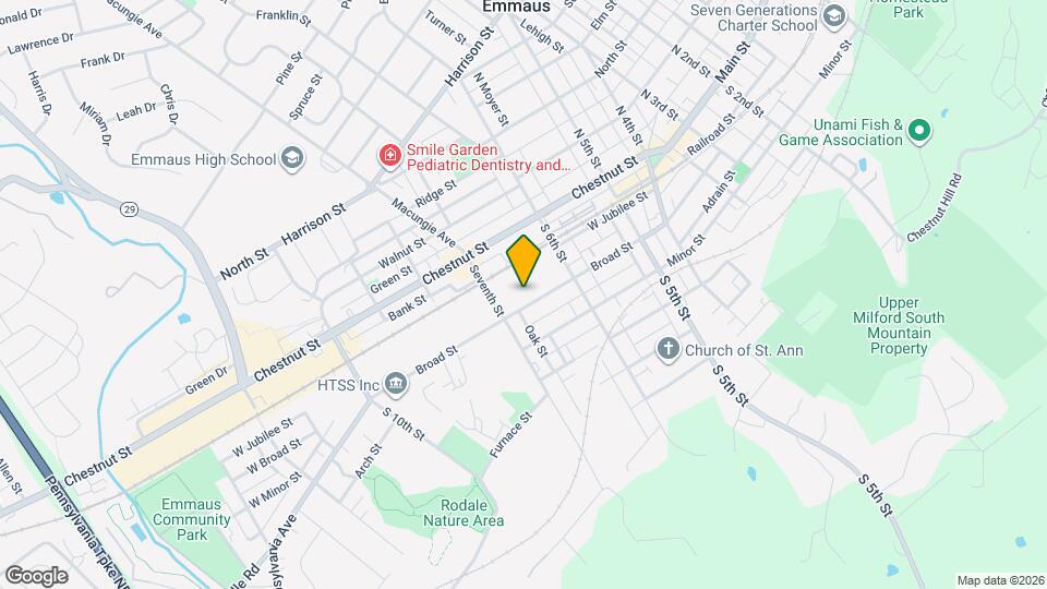 659 Broad St Map and Location Details