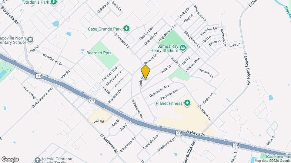 707 Jack St Mapa y Detalles de la Ubicación