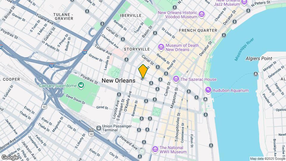 300 Baronne St Map and Location Details