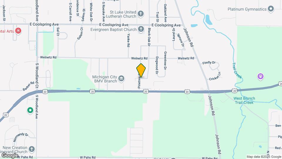 2000 Redwood Dr Map and Location Details