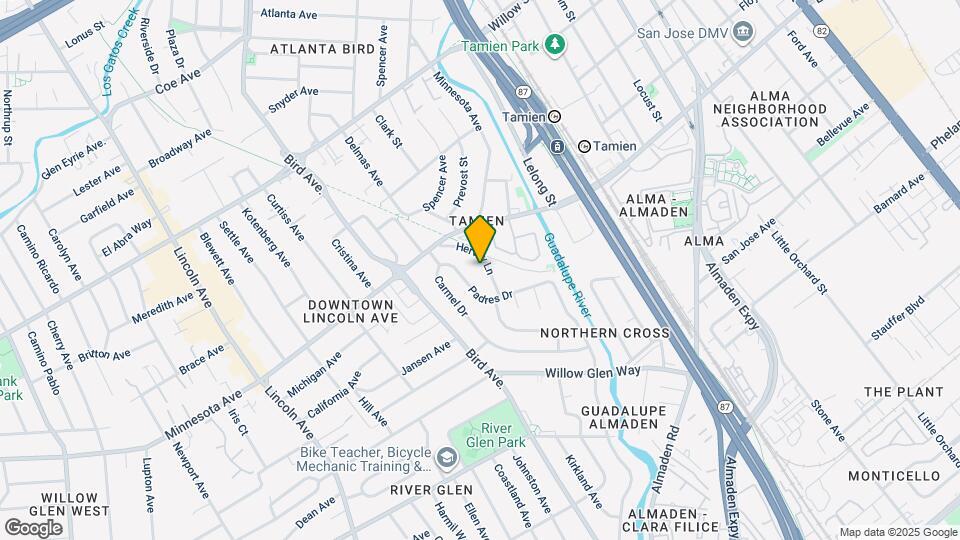 1459 Hervey Ln Map and Location Details