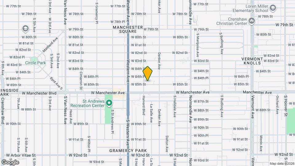 1651 W 85th St Mapa y Detalles de la Ubicación