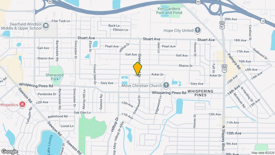 1800 Acker Dr Map and Location Details
