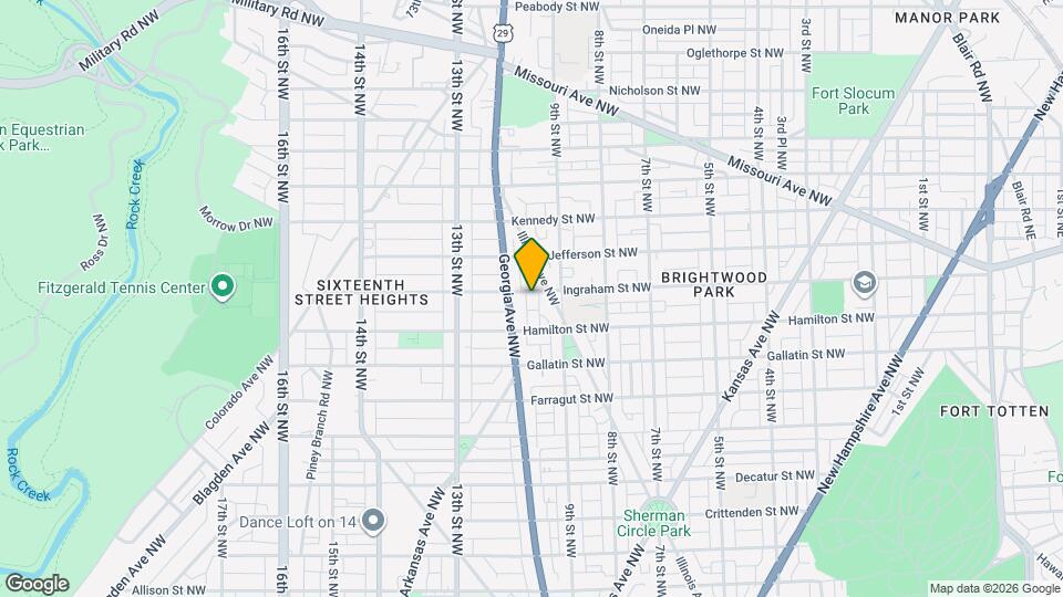 928 Ingraham St NW Map and Location Details