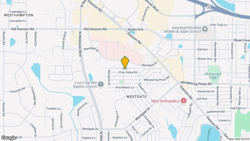2625 Pine Valley Rd Map and Location Details