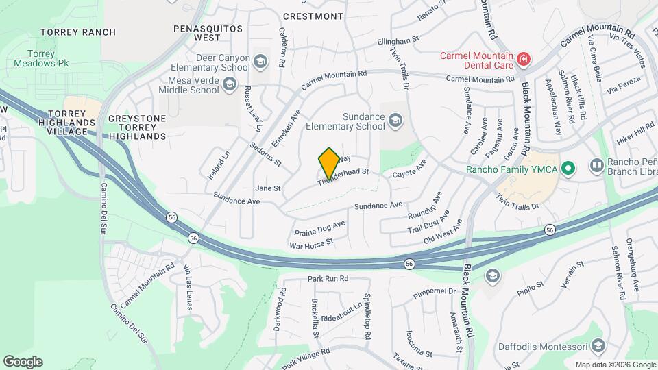 13363 Thunderhead St Map and Location Details