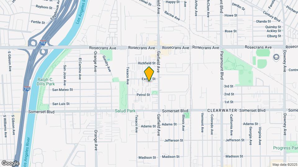 7326 Exeter St Map and Location Details