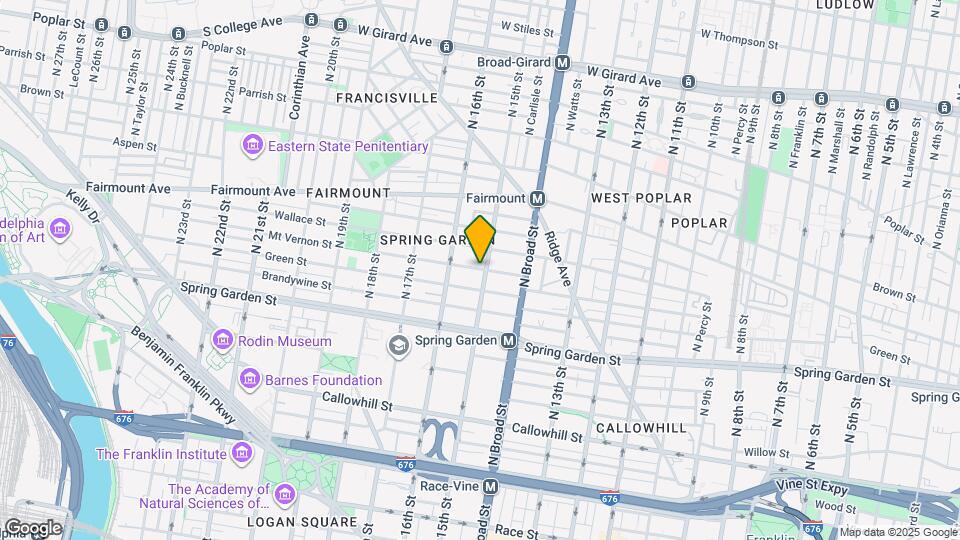 1502 Mount Vernon St, Unit A Map and Location Details