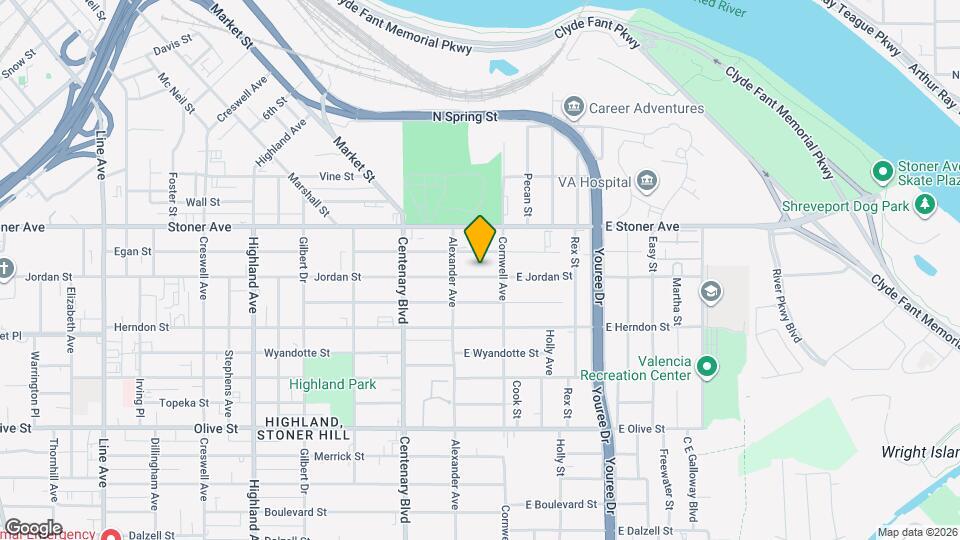 132 E Jordan St Map and Location Details