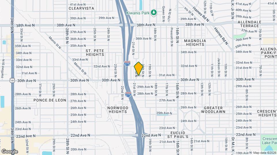 2027 30th Ave N Map and Location Details