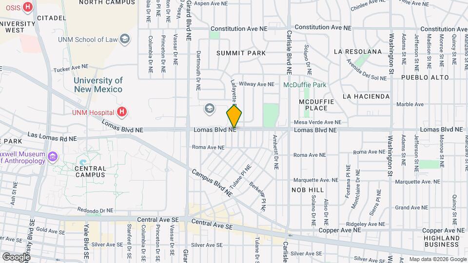 631 Lafayette Dr NE Map and Location Details