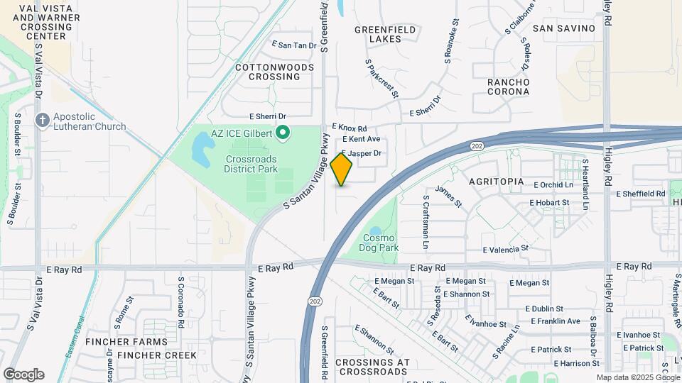 2454 E Orchid Ln Map and Location Details