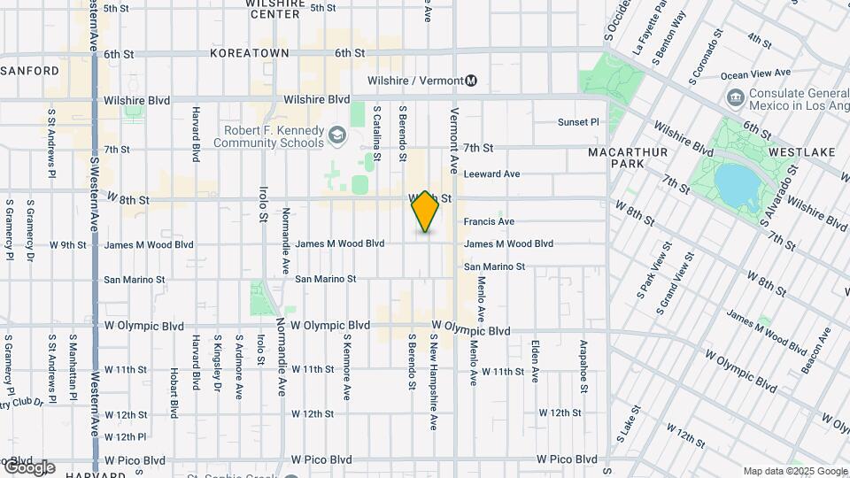 881 S New Hampshire Ave Map and Location Details