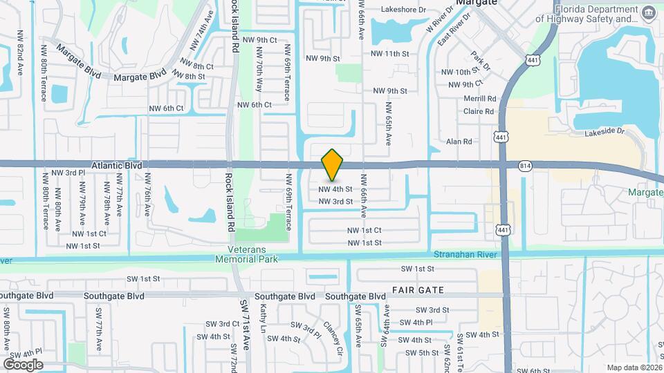 6777 NW 4th St Map and Location Details