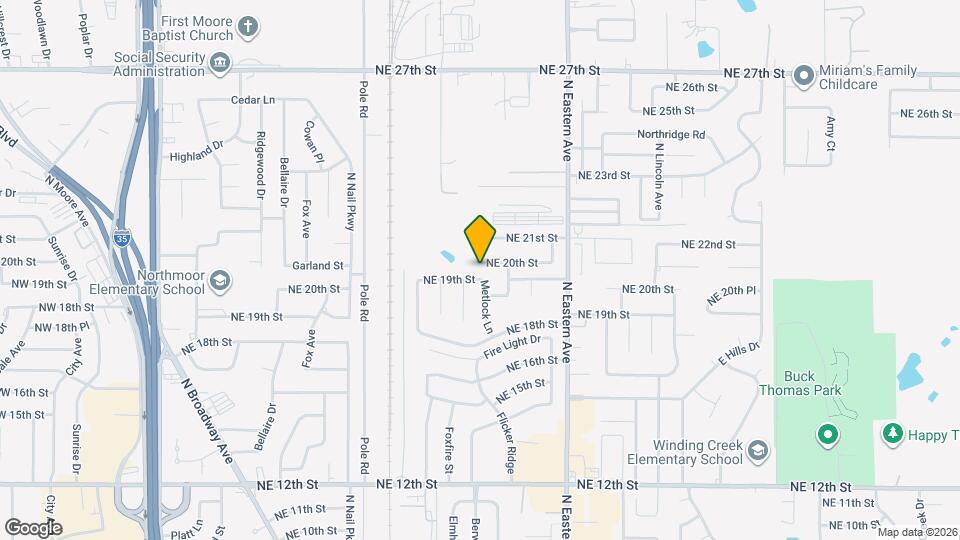 600 NE 20th St Map and Location Details