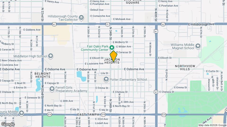 3407 E Louisiana Ave Mapa y Detalles de la Ubicación