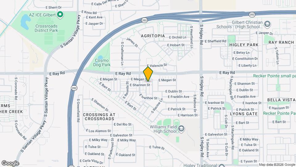 2858 E Shannon St Map and Location Details