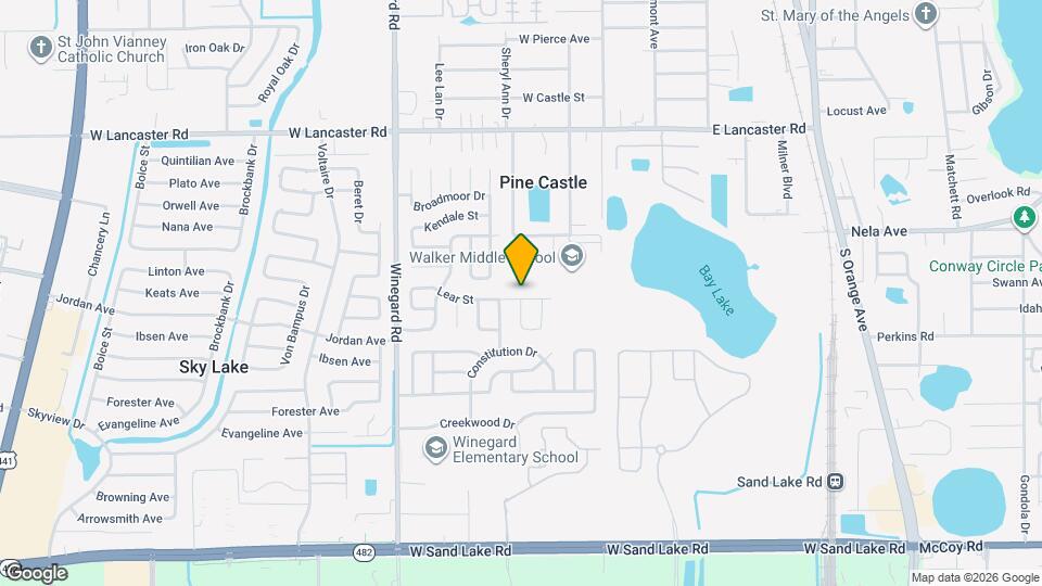 475 Lear St Map and Location Details