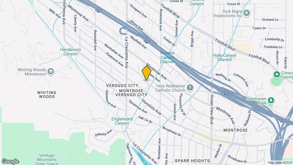 2657 Piedmont Ave Map and Location Details
