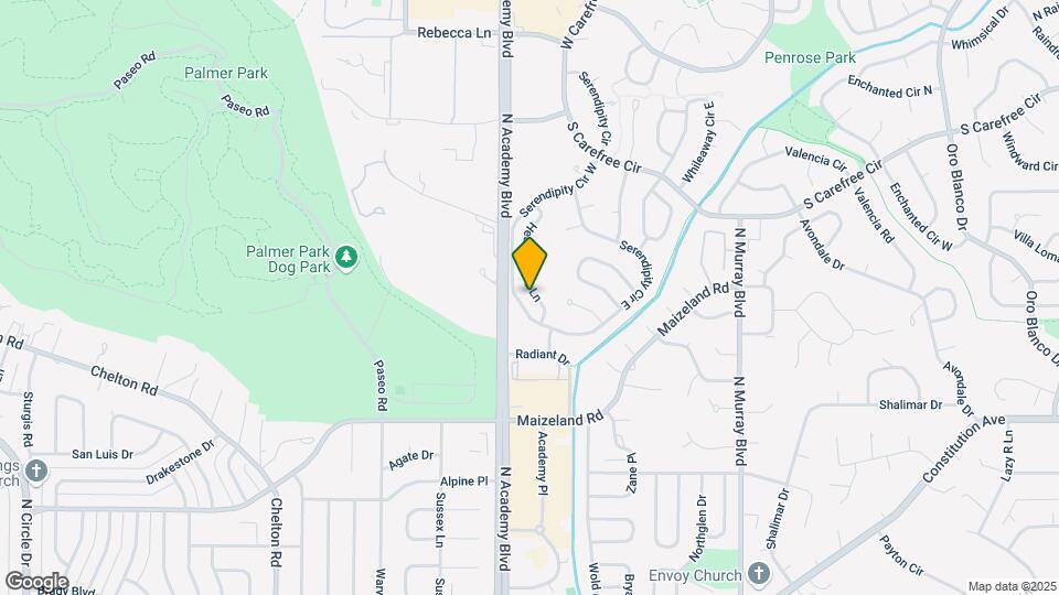 2640 Hearthwood Ln Map and Location Details
