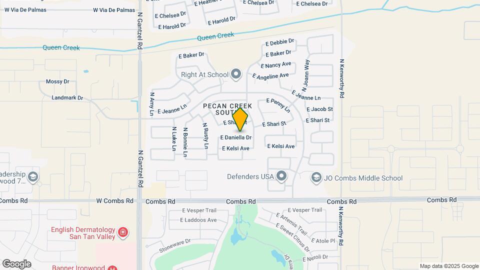 1032 E Daniella Dr Map and Location Details