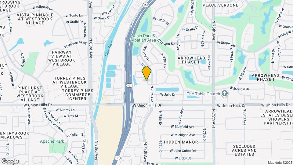 7916 W Kimberly Way Map and Location Details