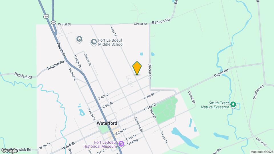 605 East St Map and Location Details