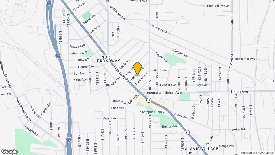 6034 Hillman Ave Map and Location Details
