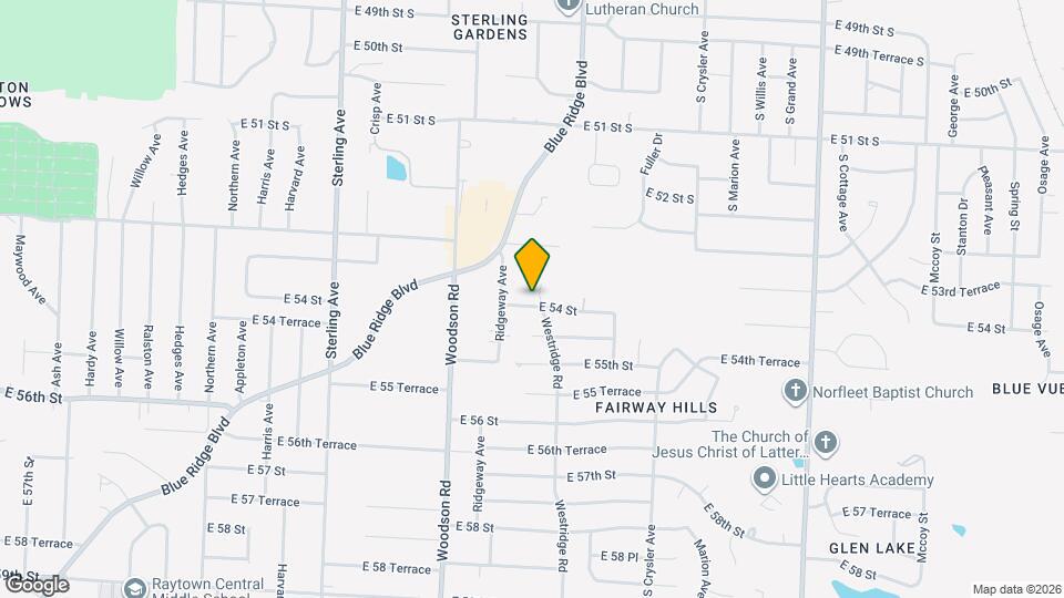 5330 Westridge Rd Map and Location Details