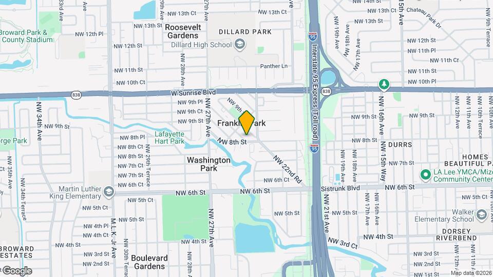 2421 NW 8th Pl Mapa y Detalles de la Ubicación