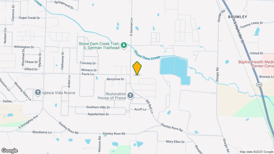 1505 Parsifal Ln Map and Location Details