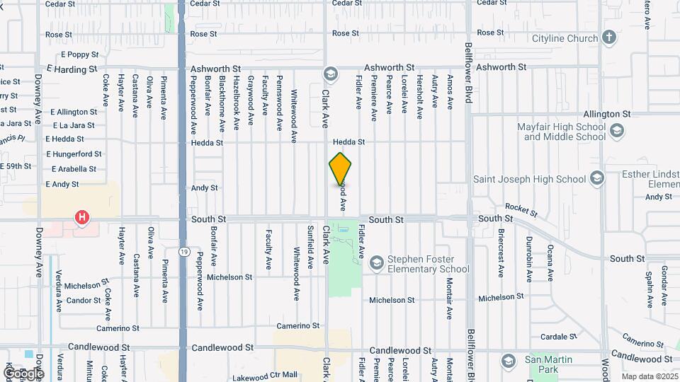 5843 Dagwood Ave Map and Location Details