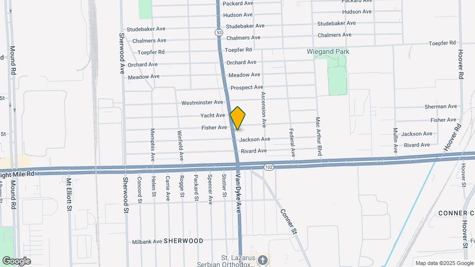 20934 Van Dyke Ave Map and Location Details