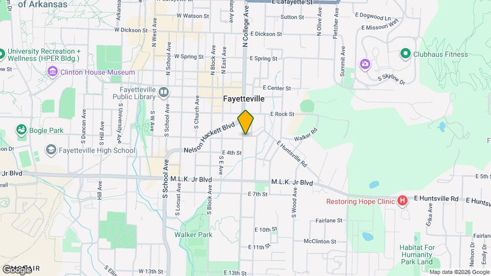 302 S College Ave Map and Location Details