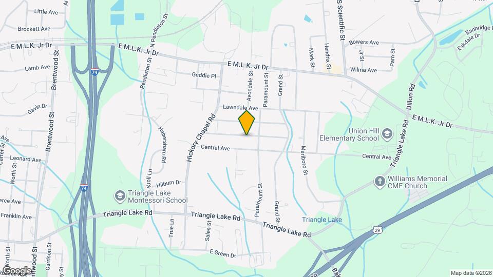 222 Charles Ave Map and Location Details