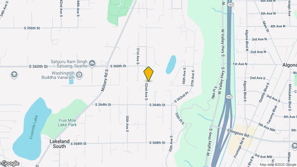 36124 52nd Ave S Map and Location Details