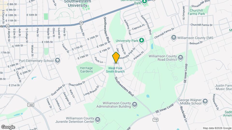 2013 Olin Cove Map and Location Details