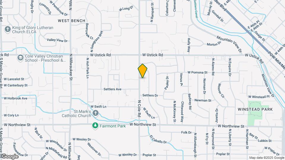 2900 N Cole Rd Mapa y Detalles de la Ubicación