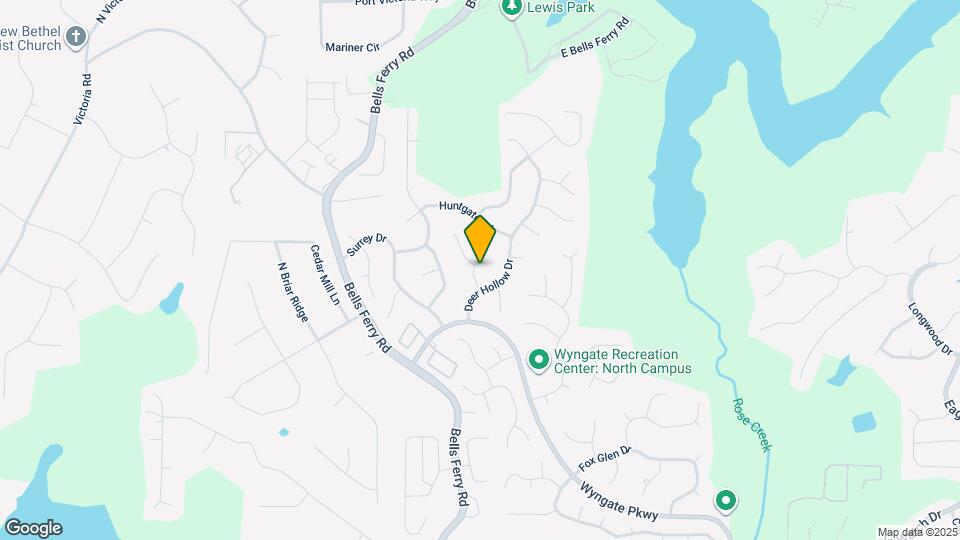 2002 Fairbrook Ln, Unit 1 Basement apartment Map and Location Details