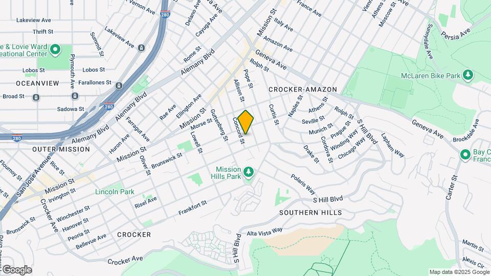 245 Concord St Map and Location Details